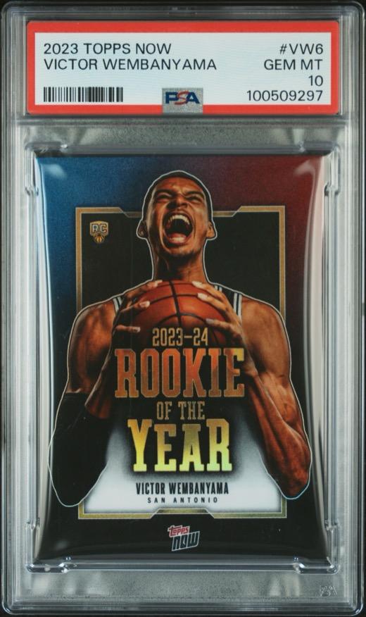 Graded sports card slab