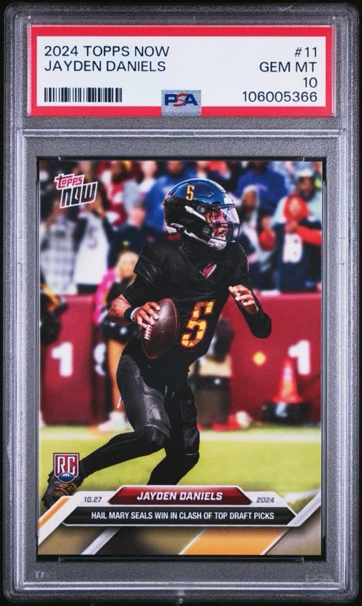 Graded sports card slab