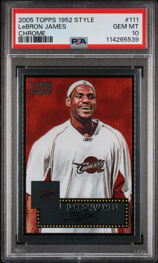 Graded sports card slab