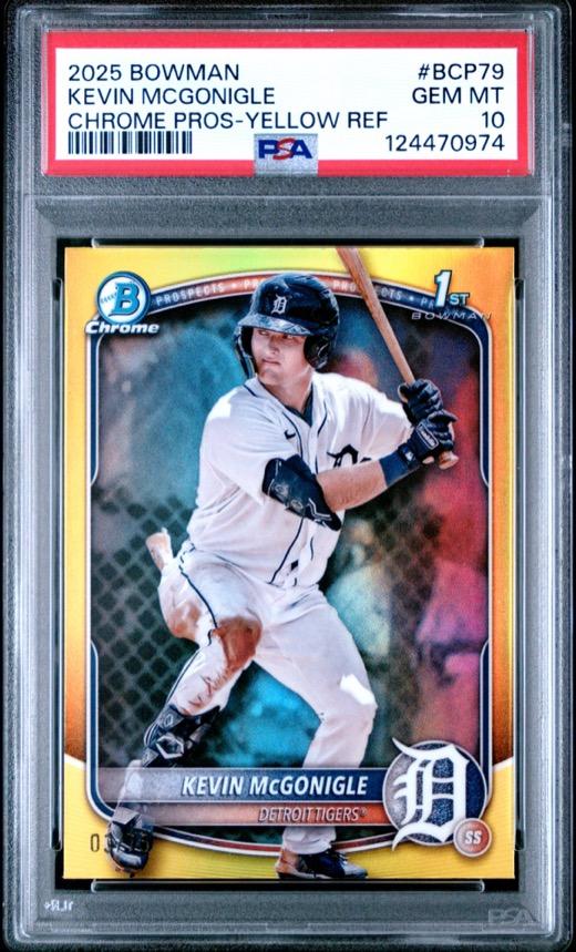 Graded sports card slab