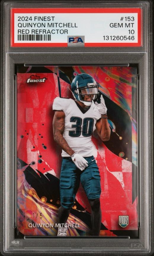 Graded sports card slab