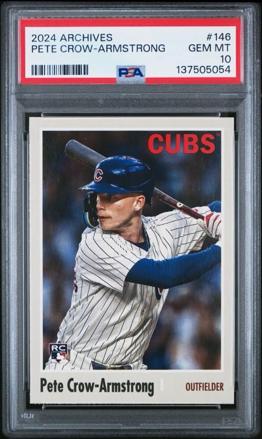 Graded sports card slab